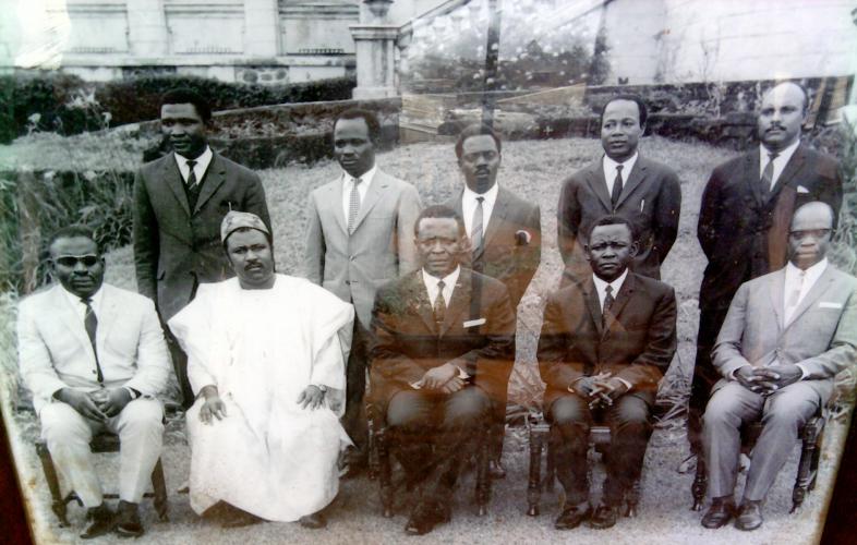 Photo-0067 Hon. S.N. Tamfu as Secretary of State for Public Works in the Muna CabinetX West CameroonX 1968